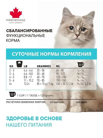 1st Choice сухой корм для кошек для здоровой кожи и шерсти на лососе, 350г