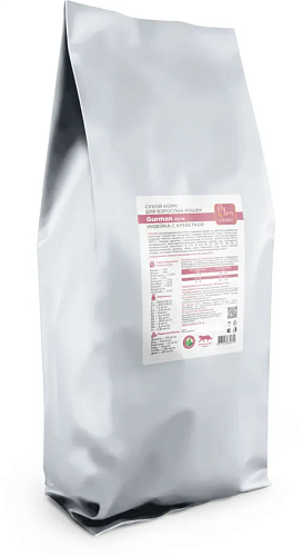 CLAN CLASSIC Gurman-33/14 индейка/креветки 10кг для кошек привередливых